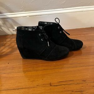 TOMS wedge booties